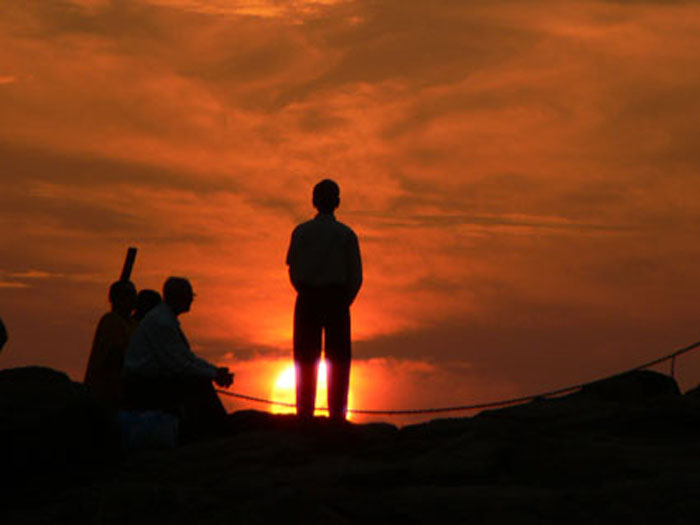 Sonnenuntergang  in Kovalam