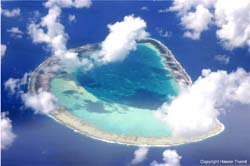 Atoll in den Tuamotus