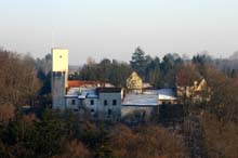 Burg im Winter