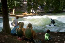 Eisbach Zuschauer