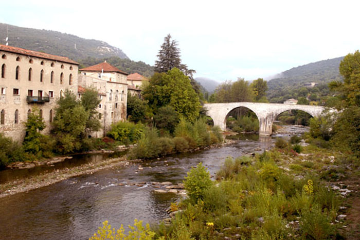 Herault-Fluss bei Ganges