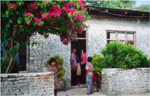 Korallenstein-Haus auf Kihadhoo