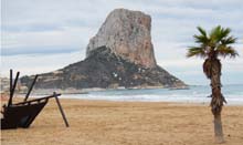 164.Calp, Playa invierno