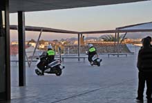 288.Javea, Policia Local am Parkhaus