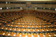 Plenarsaal des Europaparlaments