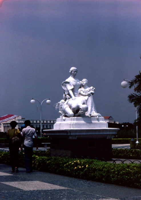 Rizal Park am Abend